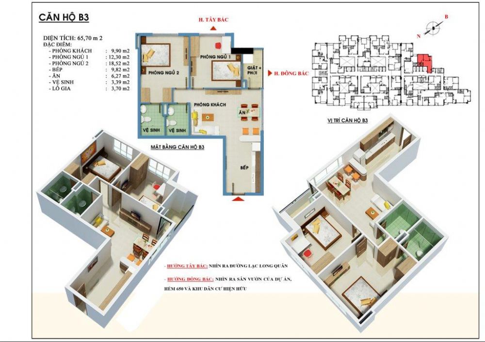 Bảng giá đợt III  Căn hộ  THE USEFULL block B